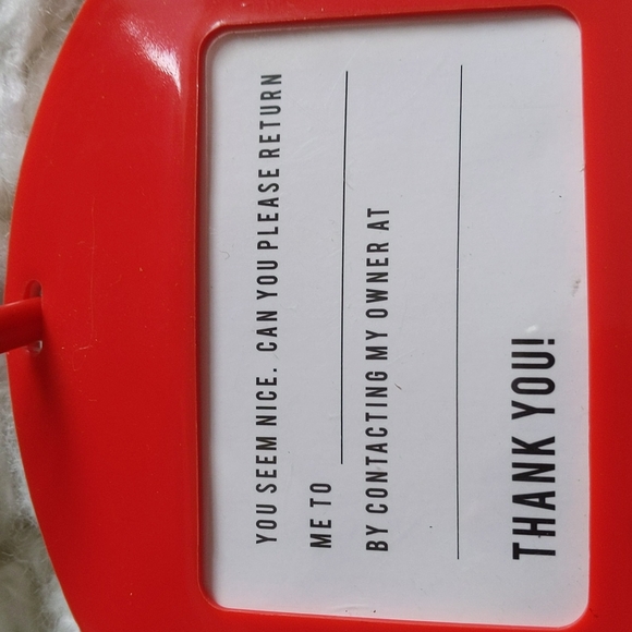 NWTs Set of Two Rainbow Luggage Tags - Picture 4 of 5